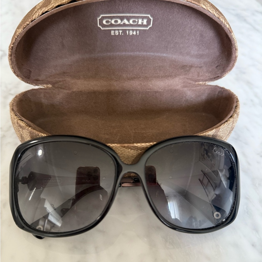 Coach Black and Gray Sunglasses